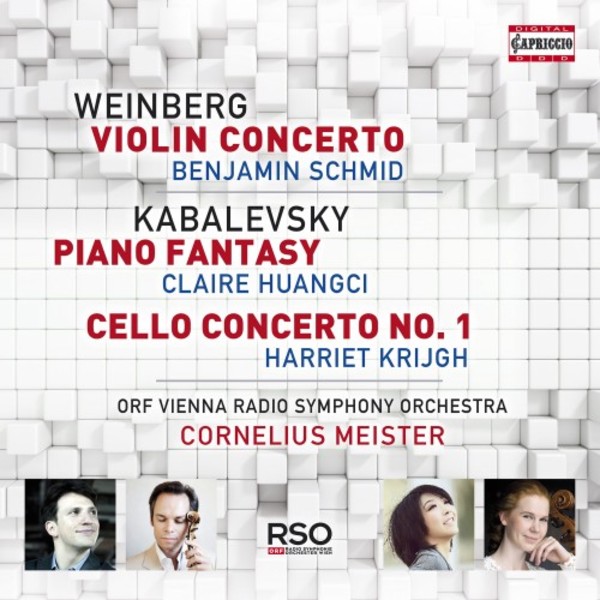 Weinberg - Violin Concerto; Kabalevsky - Piano Fantasy, Cello Concerto no.1