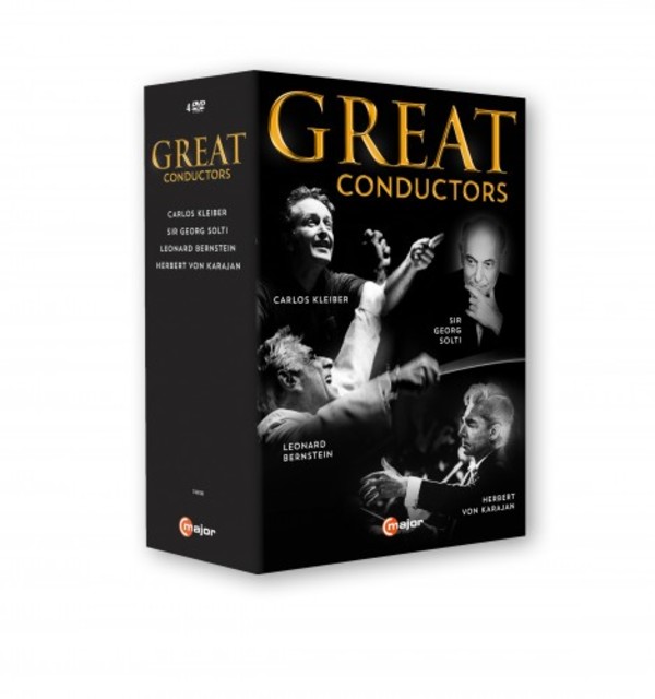 Great Conductors: Kleiber, Solti, Bernstein, Karajan (DVD) | C Major Entertainment 744108