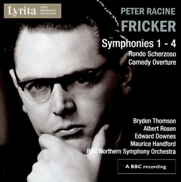 Fricker - Symphonies 1-4, Rondo Scherzoso, Comedy Overture | Lyrita REAM2136