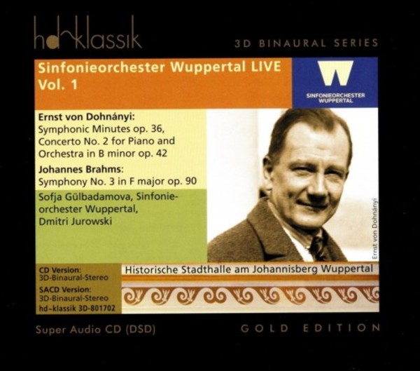 Sinfonieorchester Wuppertal Live Vol.1: Dohnanyi & Brahms