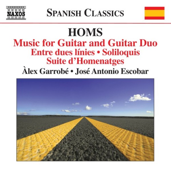Homs - Music for Guitar and Guitar Duo | Naxos - Spanish Classics 8573855