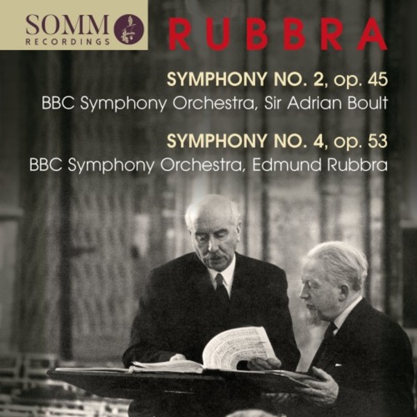 Rubbra - Symphonies 2 & 4 | Somm SOMMCD0179