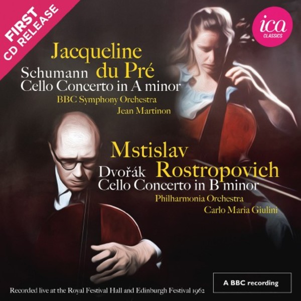 Du Pre & Rostropovich play Schumann & Dvorak Cello Concertos