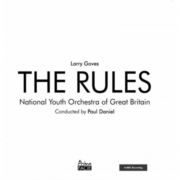 Goves - The Rules (EP) | Prima Facie PFNSCD008