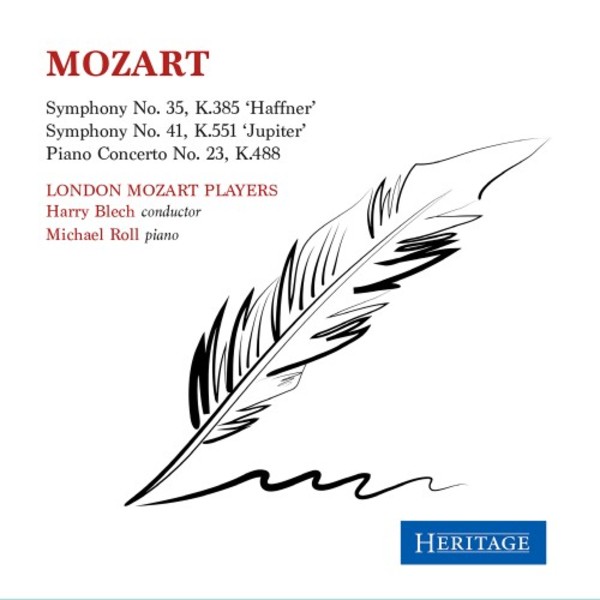 Mozart - Symphonies 35 & 41, Piano Concerto no.23 | Heritage HTGCD209