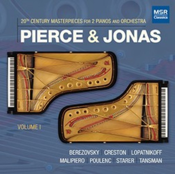 20th-Century Masterpieces for 2 Pianos & Orchestra Vol.1 | MSR Classics MS1651