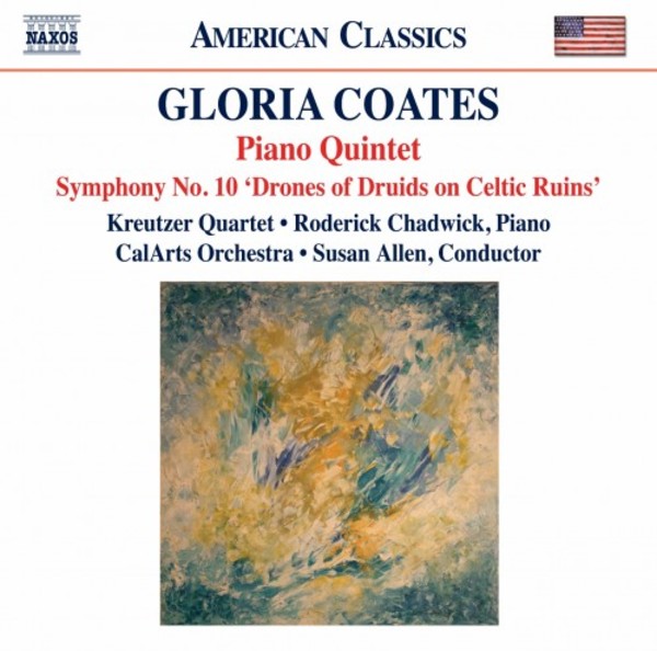 Gloria Coates - Piano Quintet, Symphony no.10 | Naxos - American Classics 8559848
