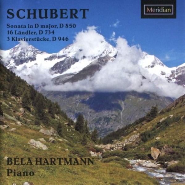 Schubert - Piano Sonata D850, 16 Landler, 3 Klavierstucke | Meridian CDE84594