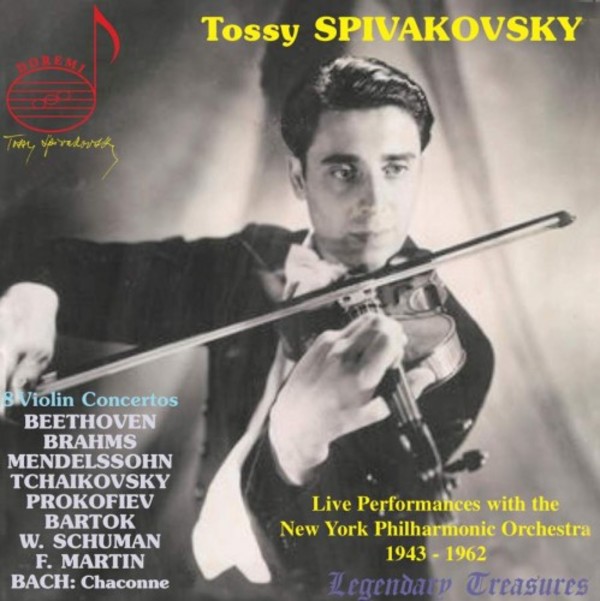 Tossy Spivakovksy Live: 8 Violin Concertos