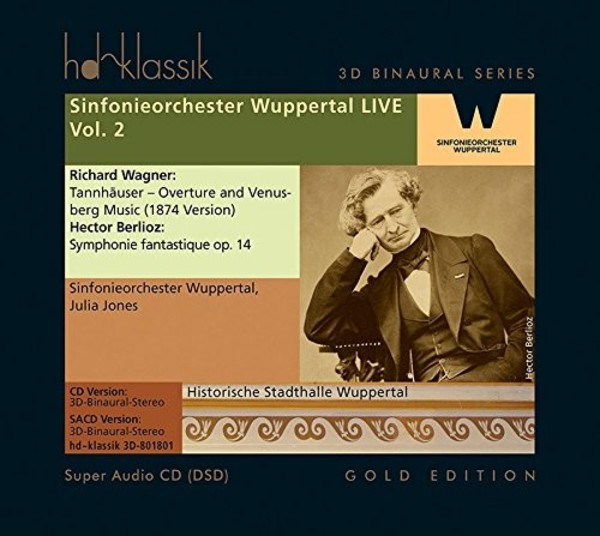 Sinfonieorchester Wuppertal Live Vol.2: Wagner & Berlioz | Cybele HDKLASSIK3D801801