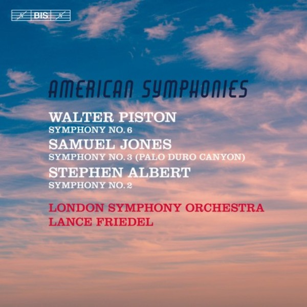 American Symphonies by Piston, Jones & Albert | BIS BIS2118