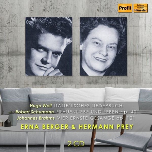 Erna Berger & Hermann Prey sing Wolf, Schumann & Brahms | Profil PH18029