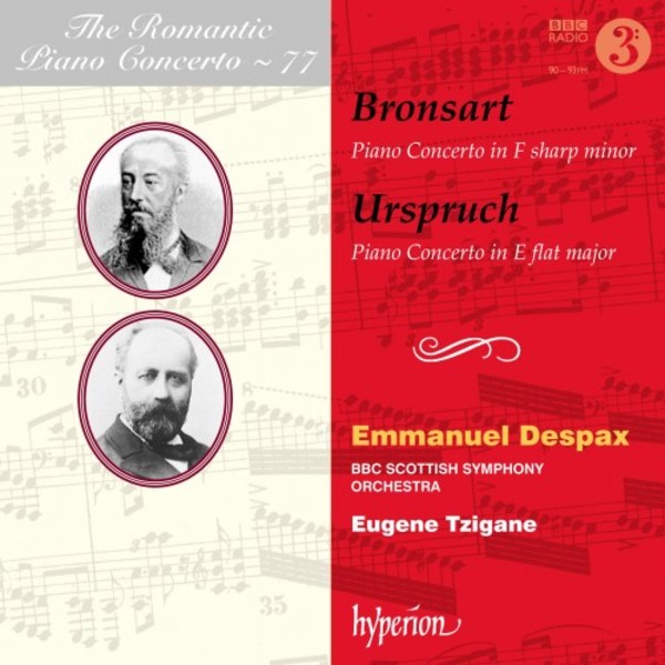 The Romantic Piano Concerto Vol.77: Bronsart & Urspruch | Hyperion CDA68229