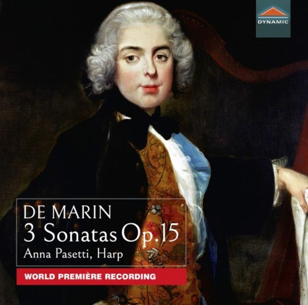 De Marin - 3 Harp Sonatas op.15 | Dynamic CDS7792