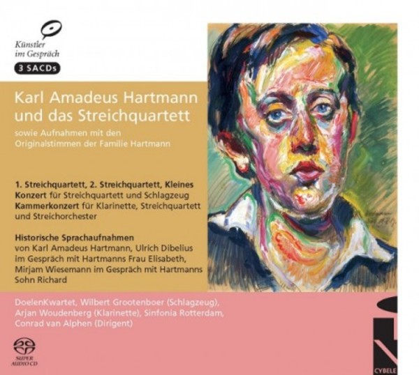 Hartmann - Complete Works with String Quartet + Artists in Conversation Vol.1 | Cybele CYBELE3SACDKIG001