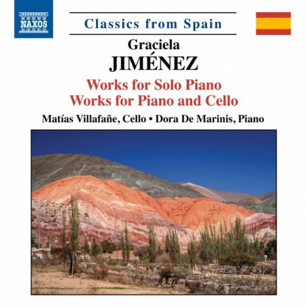 Graciela Jimenez - Works for Piano and Cello | Naxos - Spanish Classics 8579040