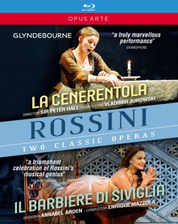 Rossini - La Cenerentola, Il barbiere di Siviglia (Blu-ray) | Opus Arte OABD7253BD