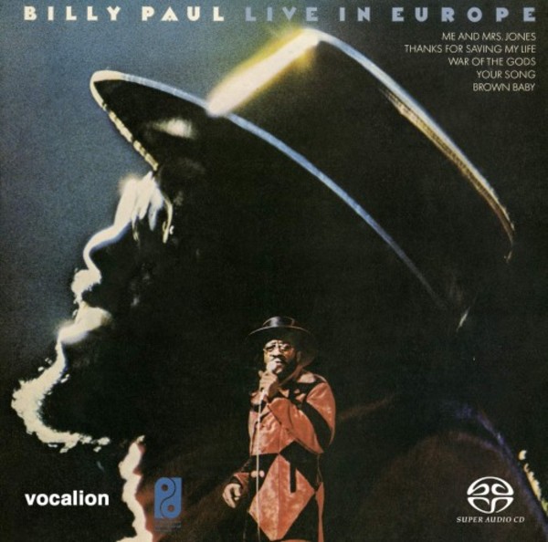 Billy Paul: Live in Europe | Dutton CDSML8546