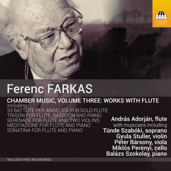 Farkas - Chamber Music for Flute | Toccata Classics TOCC0379
