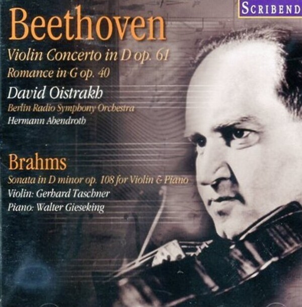 Beethoven - Violin Concerto & Romance no.1; Brahms - Violin Sonata no.3 | Scribendum SC009RSK