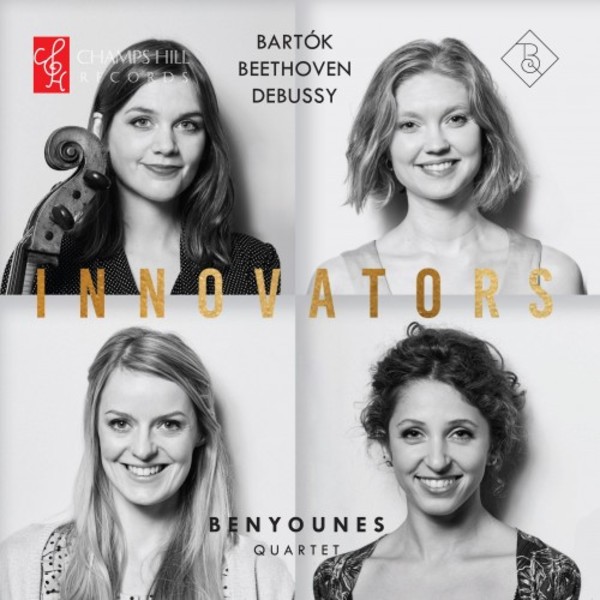Innovators: String Quartets by Bartok, Beethoven & Debussy | Champs Hill Records CHRCD147