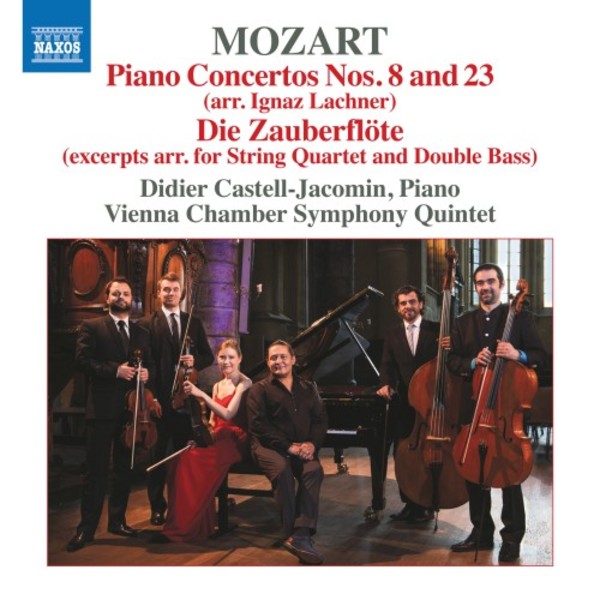 Mozart - Piano Concertos 8 & 23 (arr. Lachner), Die Zauberflote (arr. for string quintet) | Naxos 8574012