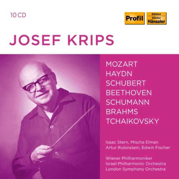 Krips conducts Mozart, Haydn, Schubert, Beethoven, Schumann, Brahms, Tchaikovsky