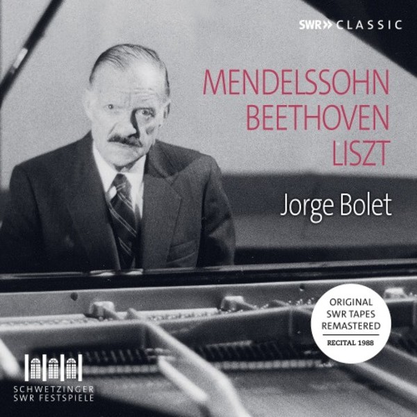 Jorge Bolet: Piano Recital 1988 - Mendelssohn, Beethoven, Liszt | SWR Classic SWR19413