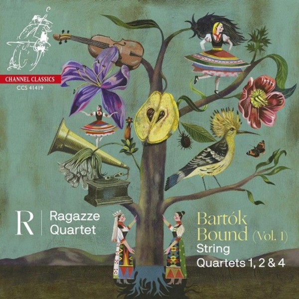 Bartok Bound Vol.1: String Quartets 1, 2 & 4 | Channel Classics CCS41419
