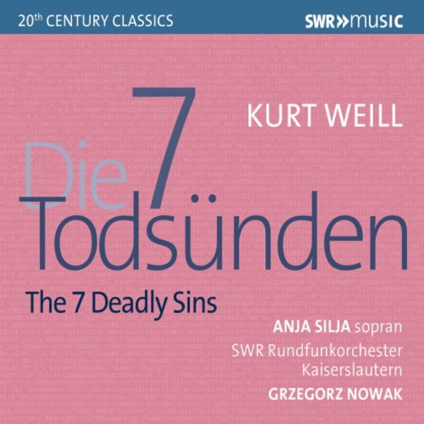 Weill - The Seven Deadly Sins | SWR Classic SWR19519CD