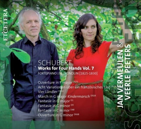Schubert - Works for Piano Four Hands Vol.7 | Etcetera KTC1507