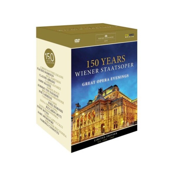 150 Years Wiener Staatsoper: Great Opera Evenings (DVD) | Arthaus 109395