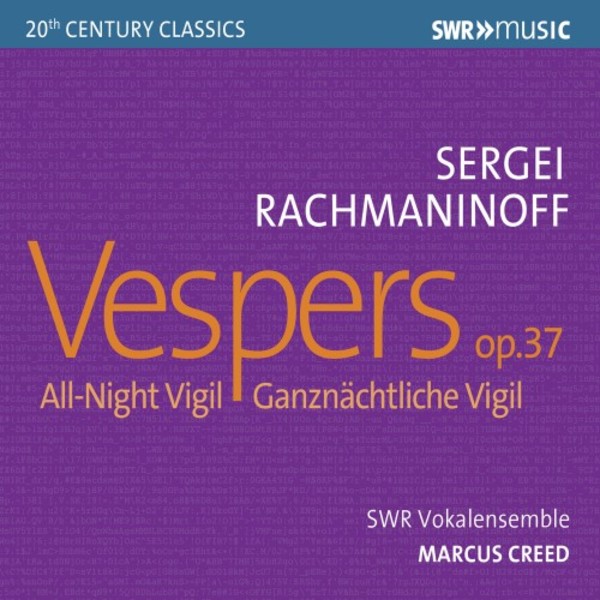 Rachmaninov - Vespers op.37 | SWR Classic SWR19522CD