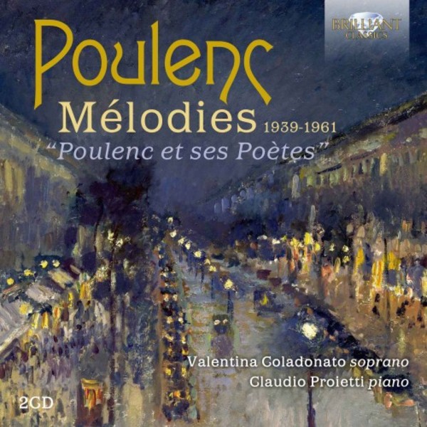 Poulenc et ses Poetes: Melodies 1939-1961 | Brilliant Classics 95814