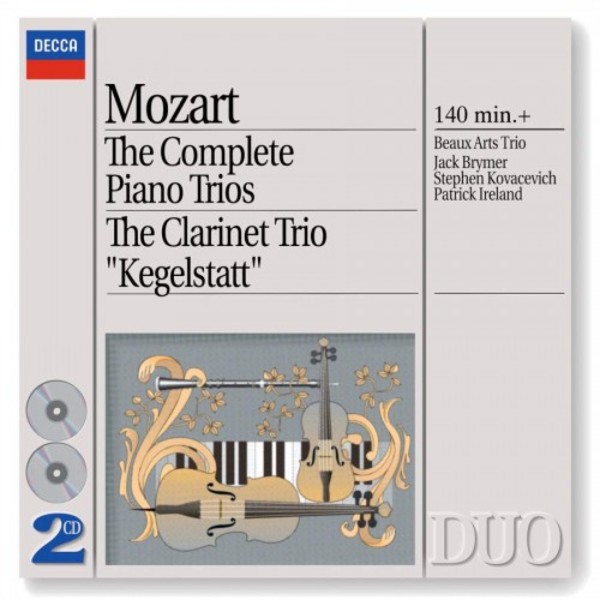 Mozart - Complete Piano Trios, Kegelstatt Trio | Decca 4461542