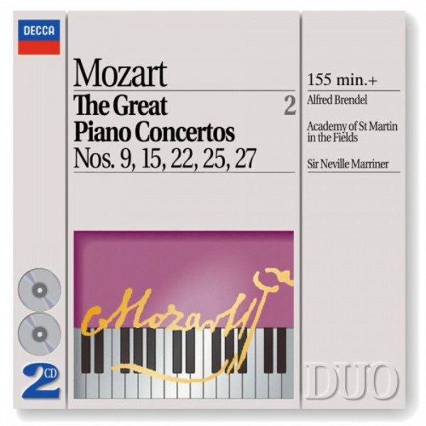 Mozart - The Great Piano Concertos Vol.2: Nos. 9, 15, 22, 25 & 27