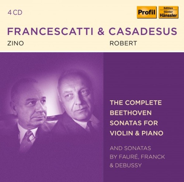 Beethoven - Complete Violin Sonatas; Faure, Franck, Debussy | Haenssler Profil PH19029