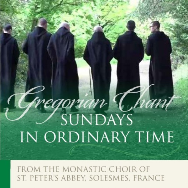Gregorian Chant: Sundays in Ordinary Time | Paraclete Recordings GDCDSN18