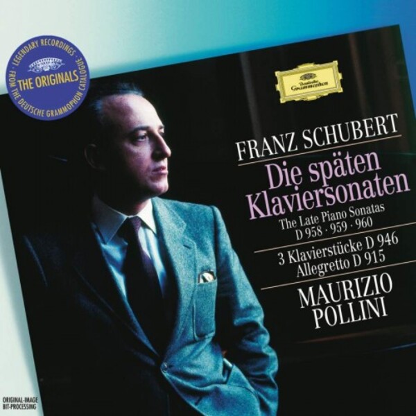 Schubert: The Late Piano Sonatas D 958, 959 & 960; 3 Piano Pieces D 946; Allegretto D 915 | Deutsche Grammophon - Originals E4746132