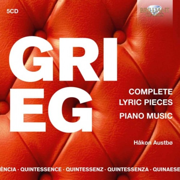 Grieg - Complete Lyric Pieces, Piano Music | Brilliant Classics 96048