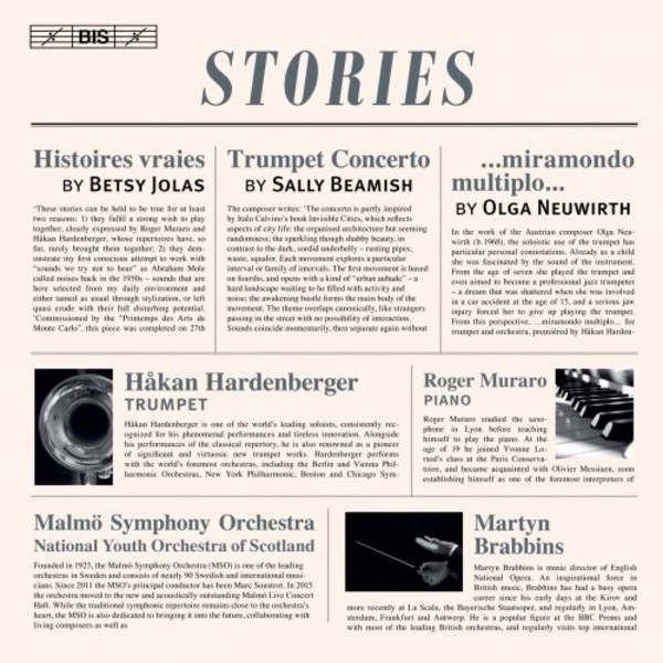Stories: Trumpet Concertos by Jolas, Beamish & Neuwirth