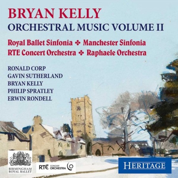 Bryan Kelly - Orchestral Music Vol.2 | Heritage HTGCD180