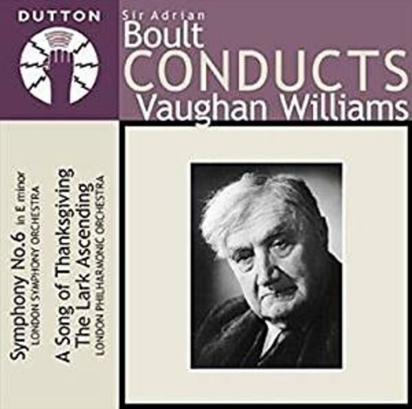 Sir Adrian Boult conducts Vaughan Williams | Dutton CDBP9703