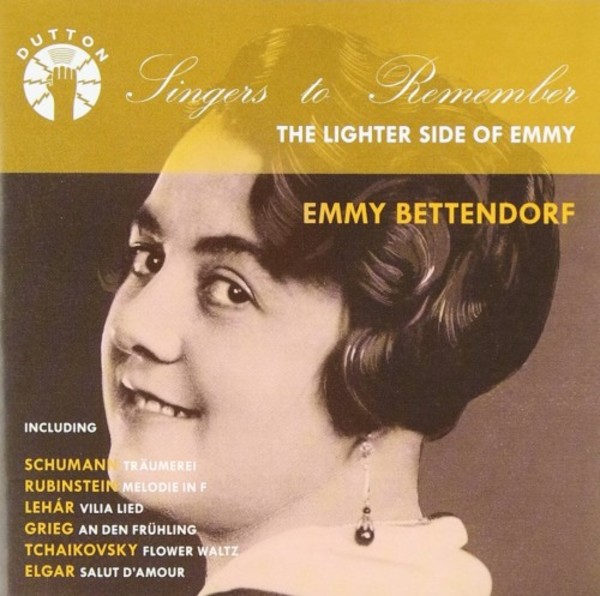 Emmy Bettendorf: The Lighter Side of Emmy | Dutton CDBP9740