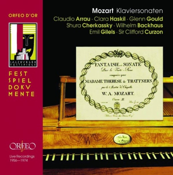 Mozart Great Pianists - Piano Sonatas | Orfeo - Orfeo d'Or C712062