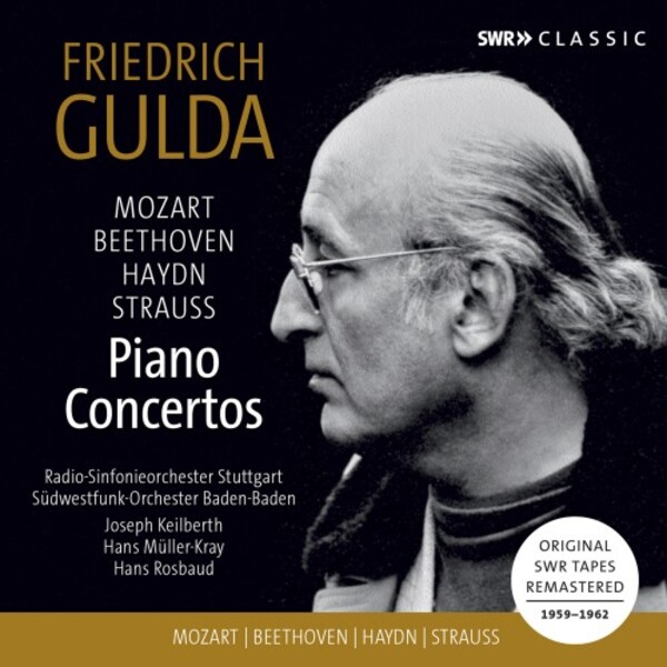 Friedrich Gulda plays Piano Concertos by Mozart, Haydn, Beethoven & R Strauss | SWR Classic SWR19088CD