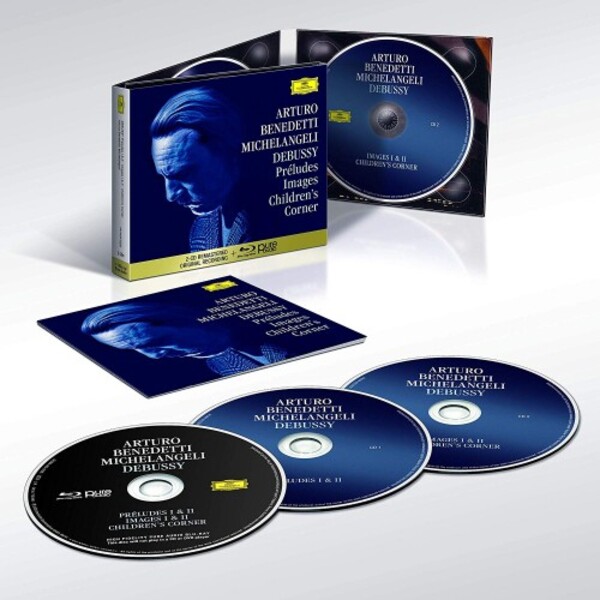 Michelangeli plays Debussy - Preludes, Images, Childrens Corner (CD + Blu-ray Audio)