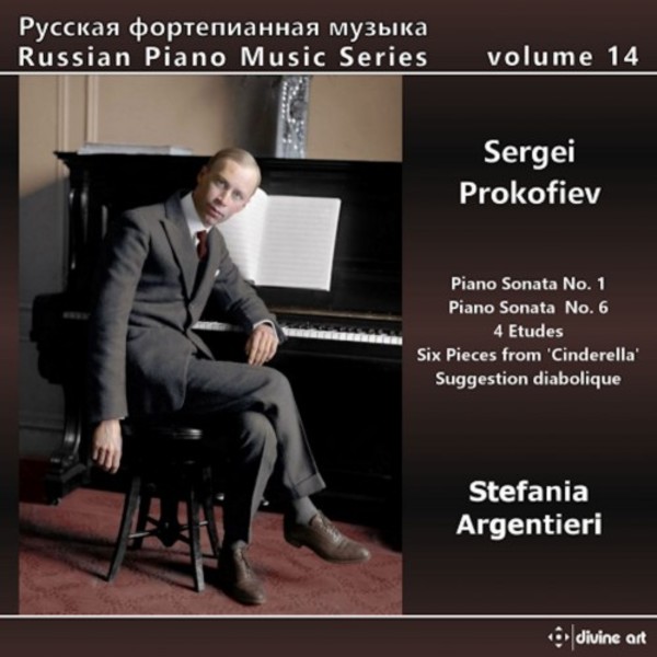 Russian Piano Music Vol.14: Prokofiev - Piano Sonatas 1 & 6, etc. | Divine Art DDA25156