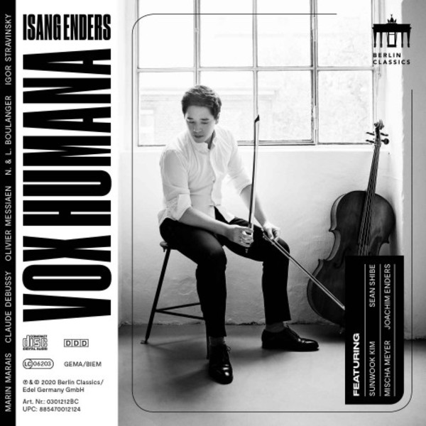 Vox Humana: Music by Marais, Debussy, Messiaen, Boulanger & Stravinsky