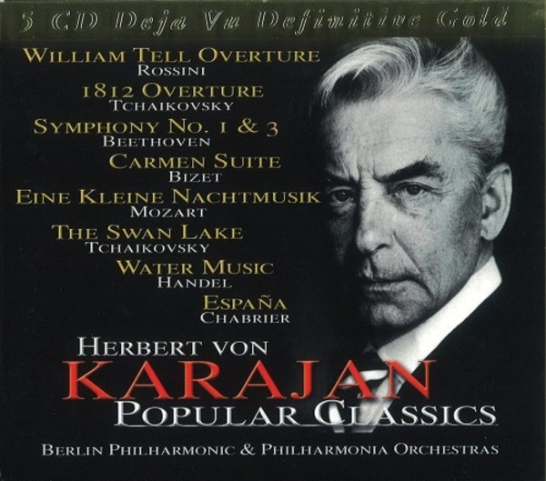 Herbert von Karajan conducts Popular Classics | Deja Vu / Recording Arts 5X065
